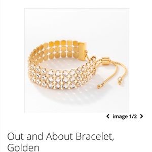 Touchstone Crystal Out and About Bracelet in Golden
